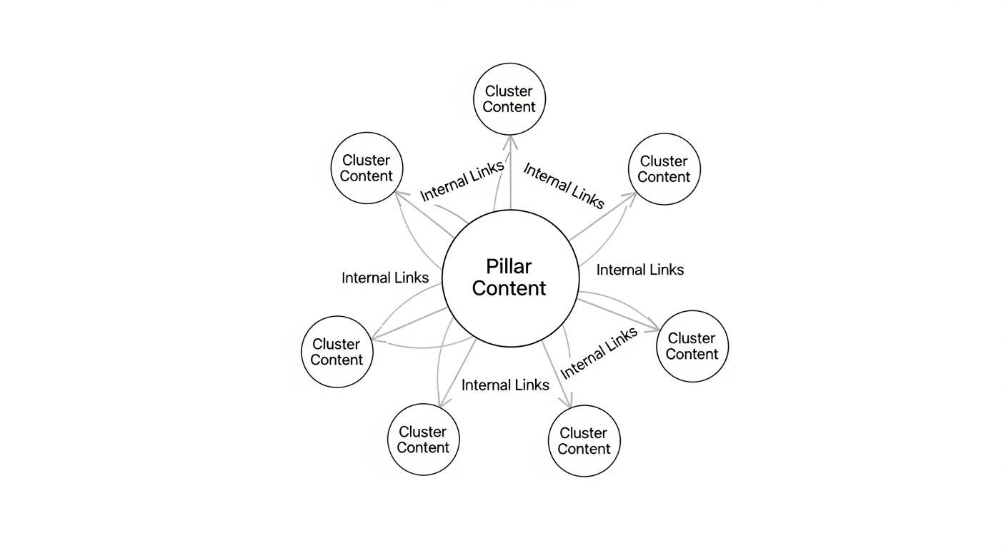 トピッククラスターとは？SEO効果を高めるコンテンツ戦略を徹底解説！ | PLUS SPIRAL
